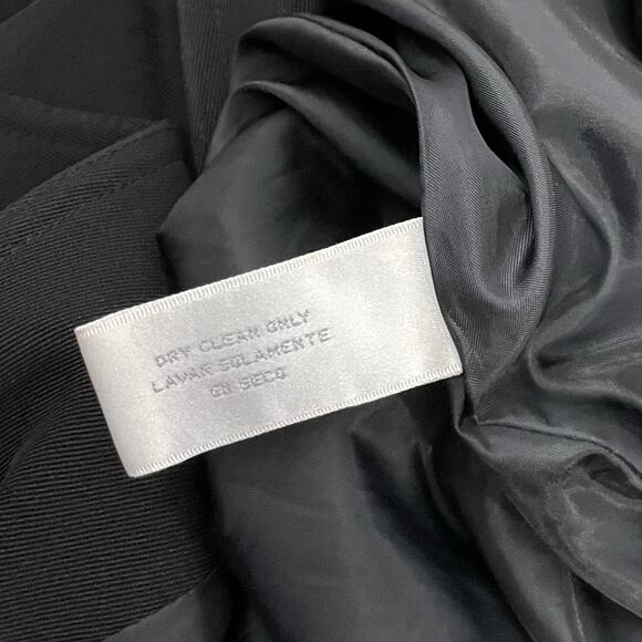 Vintage Worthington Trench Coat Womens Size 10 Black Long Classic Dark Longline - Picture 9 of 11